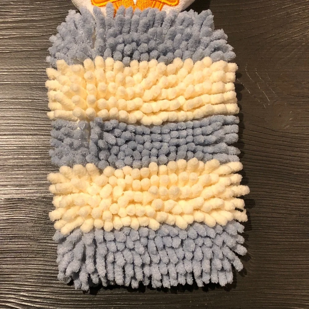 Donald Duck Blue and Cream Hanging Towel